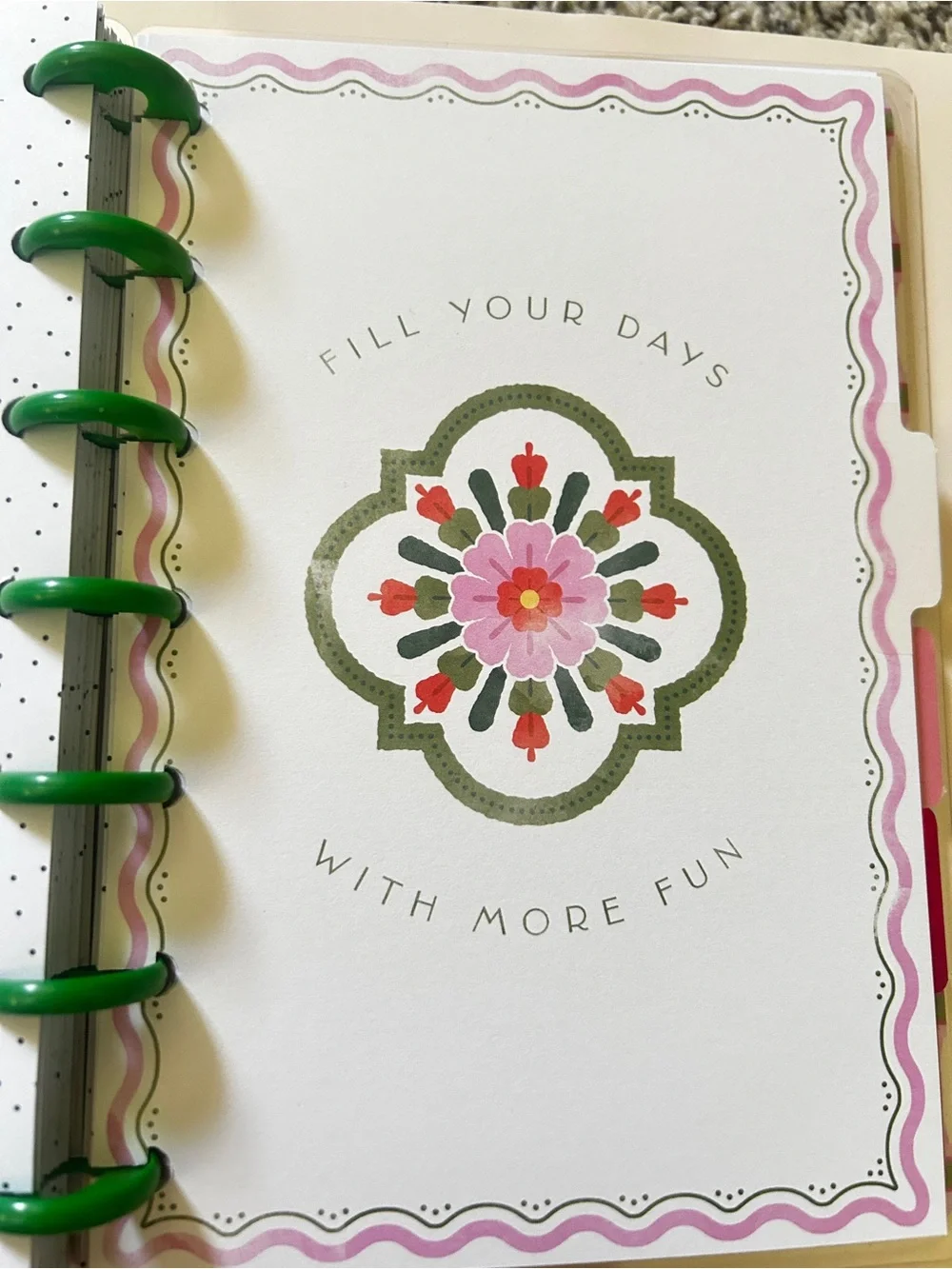 Mini Happy Planner Vacation Lot